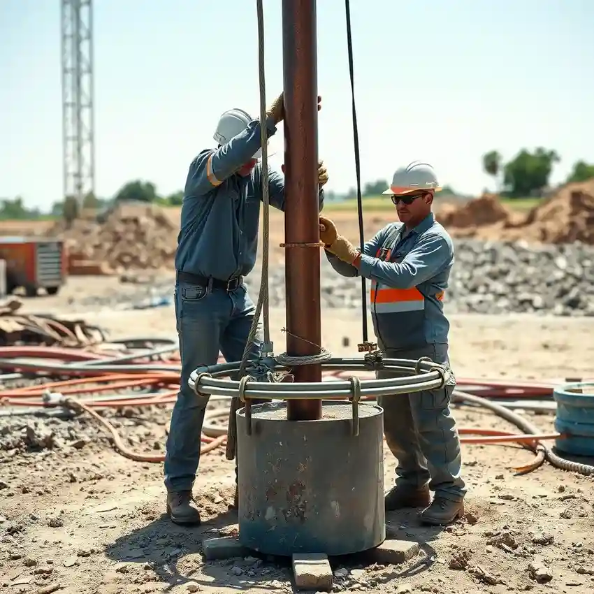 Perforación de pozo de agua en Zaragoza